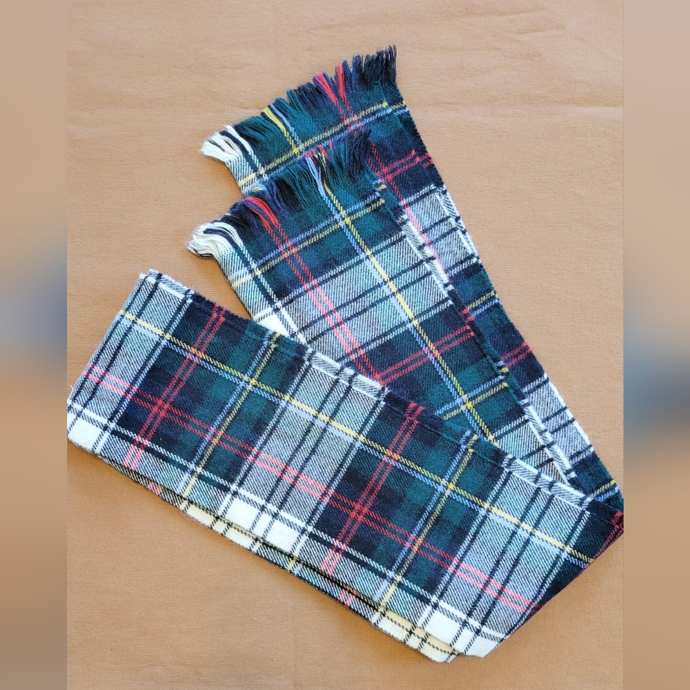 J.CREW wool tartan plaid scarf